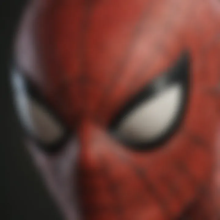 Detailed close-up of No Way Home Spider-Man toy