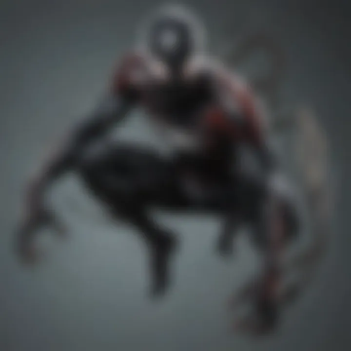 Spider-Man's Symbiote Suit for Dark Transformations