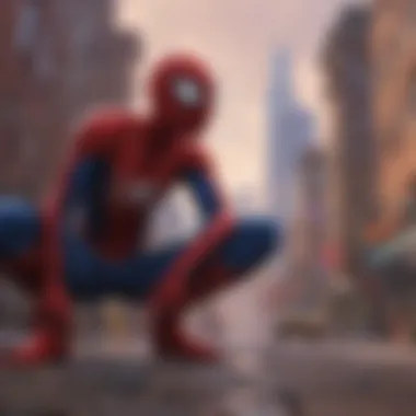 Spider-Man Into the Spider-Verse Animation Still