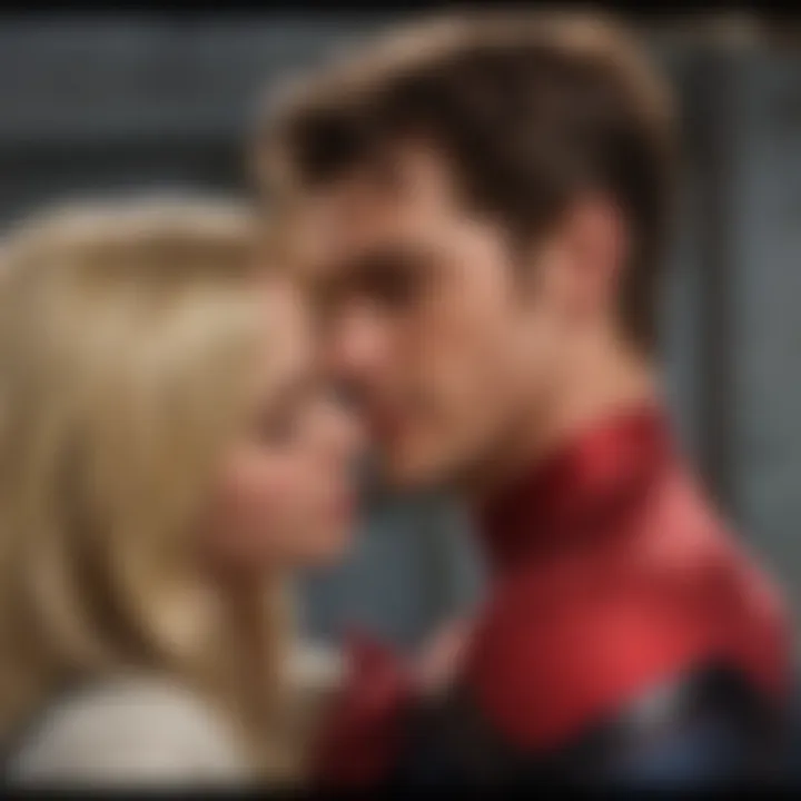 The emotional moment between Peter Parker and Gwen Stacy