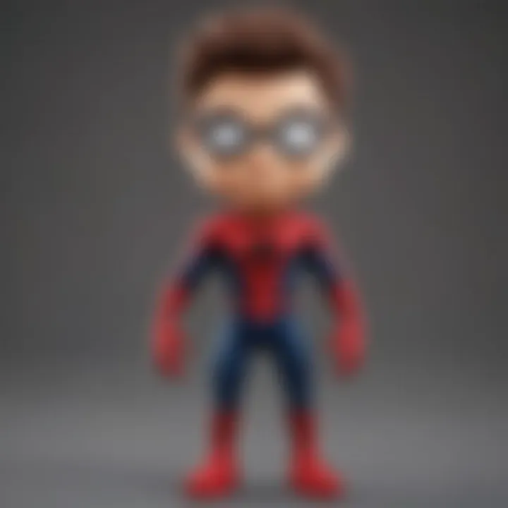 Artistically Designed Peter Parker Plush Toy for Young Fans