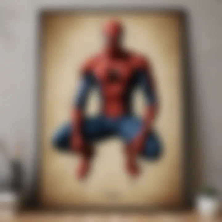 Premium Spiderman Art Print