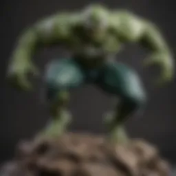 Rare Spider Hulk Action Figure on Display