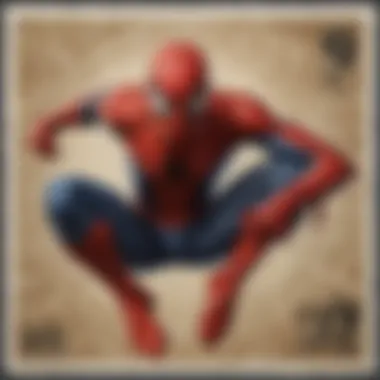 Rare Spiderman Stamp Design