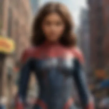 Ravishing Zendaya in Spider-Man Movie