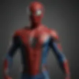 Spider-Man Costume Detail