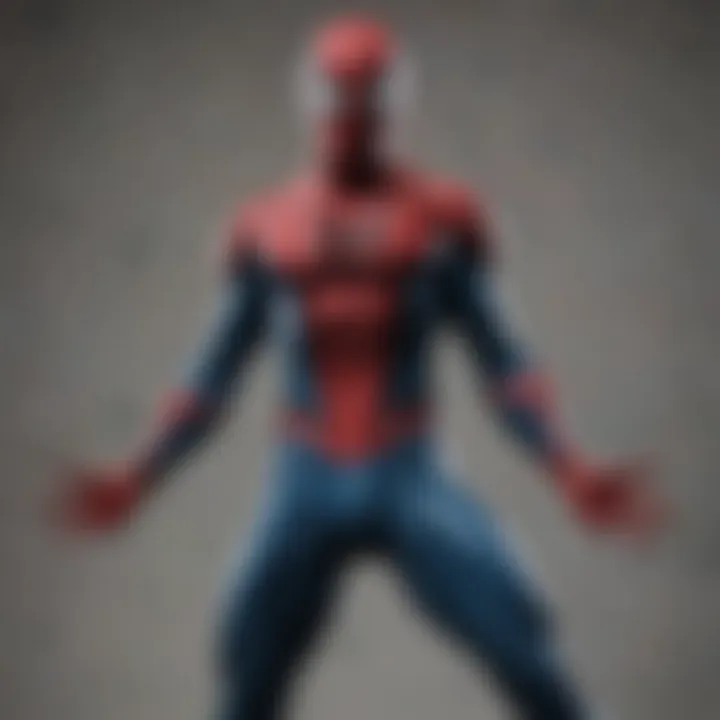 Mysterious Scarlet Spider-Man costume in Marvel Legends