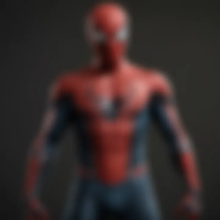 A collection of various Spider-Man costumes displayed together