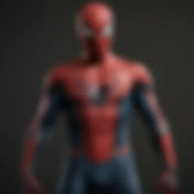 Diverse Collection of Spider-Man Costumes A collection of various Spider-Man costumes displayed together