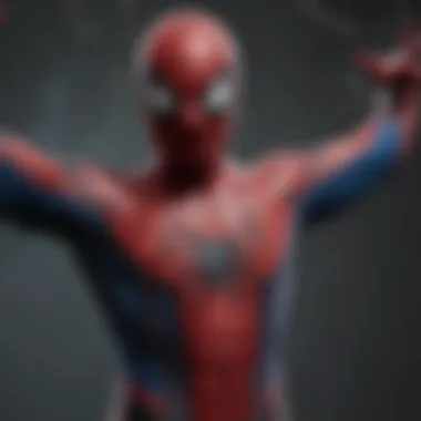 Close-Up of Spider-Man's Web-Shooters A detailed close-up of Spider-Man's web-shooters and accessories
