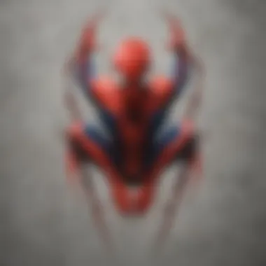 Sleek Spider-Man Decal Application