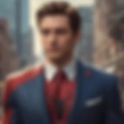 A sophisticated businessman using the Man Filter on Instagram
