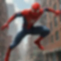 Dynamic Spider-Man in Action