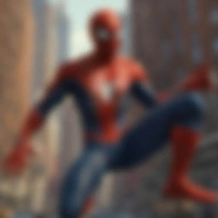 Spider-Man in action-packed gameplay