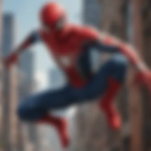 Dynamic Action Sequence in Spider-Man Game