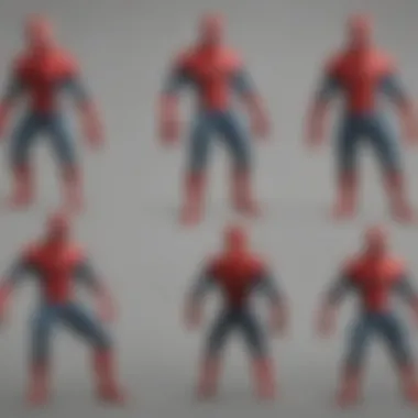 The Evolution of Spider-Man Across Media Collage of various Spider-Man adaptations over the years