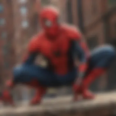 Spider-Man Battling Illusion