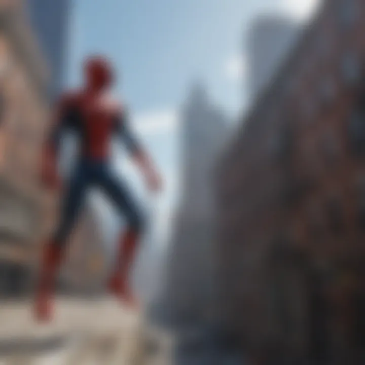 Immersive Cityscape from Spider-Man PS4 Game