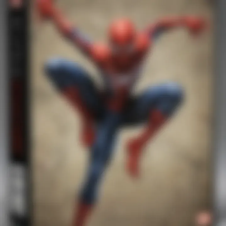 Collector's edition packaging of Spider-Man DVD highlighting its unique design
