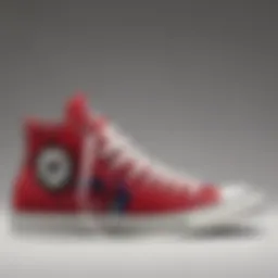 Spider-Man themed Converse shoes showcasing unique design