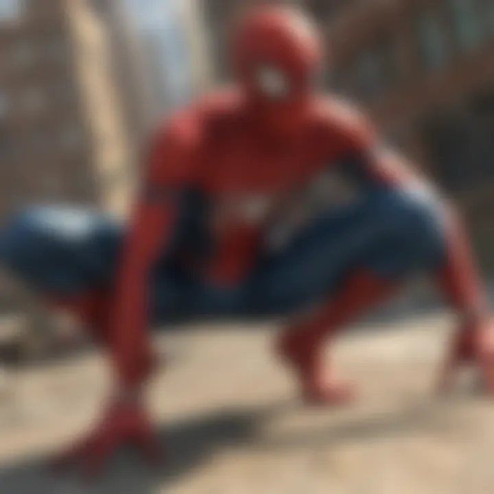 A detailed view of special features included in the Spider-Man DVD edition