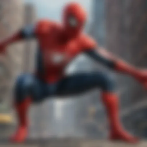 Dynamic Spider-Man in Action