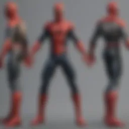 The evolution of Spider-Man through different movie adaptations