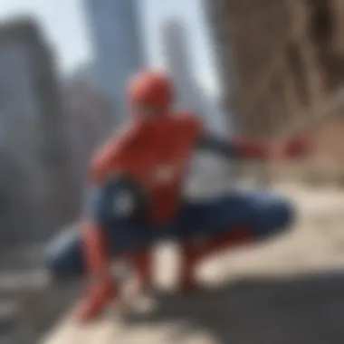 Spider-Man exploring the cityscape