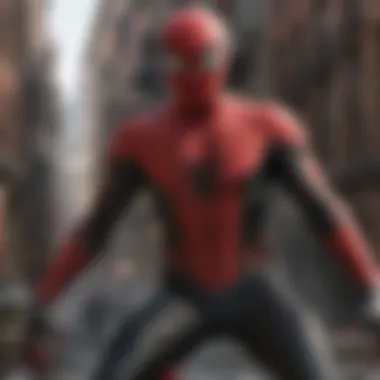 Scene depicting a pivotal moment in Spider-Man: Far From Home