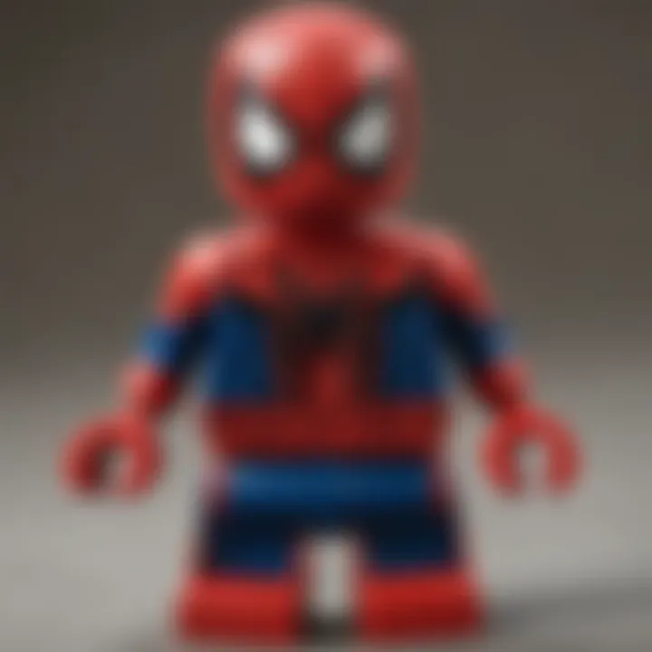 Spider-Man Figure Assembly in LEGO Set