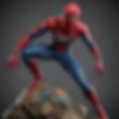 Spider-Man Figurine with Prime Video Logo