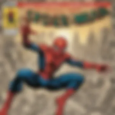 Spider-Man's First Edition Cover Art