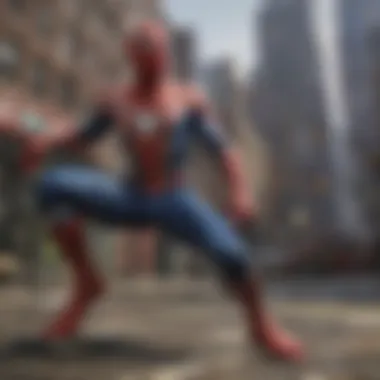 Spider-Man facing off against formidable foes