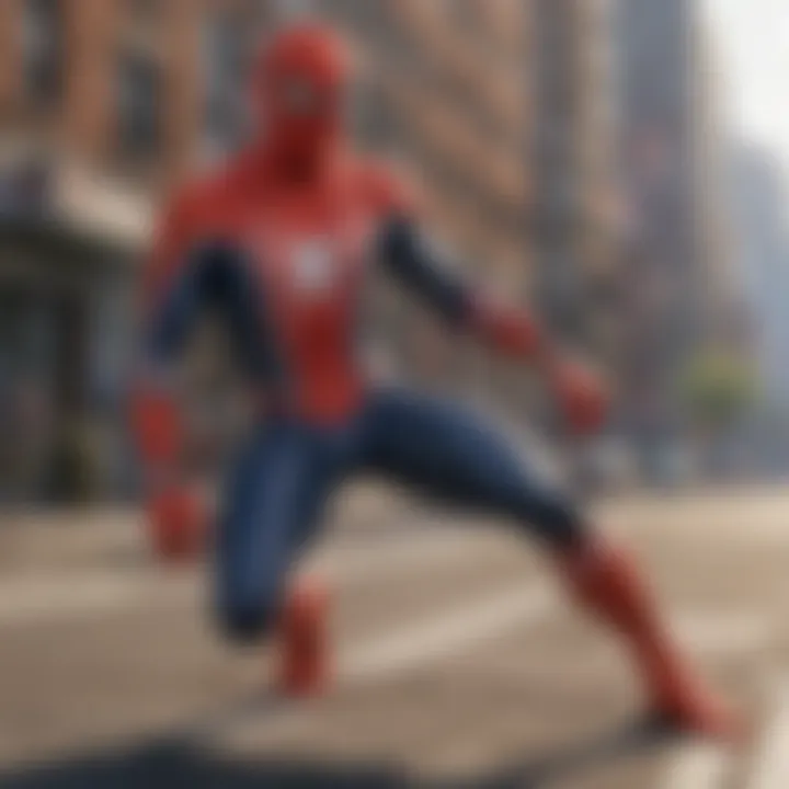 Modern Spider-Man game with advanced graphics and dynamic gameplay