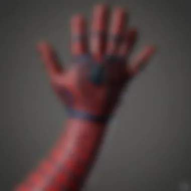 Spider-Man gloves featured in toy designs