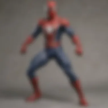 Close-up of Spider-Man's iconic mask