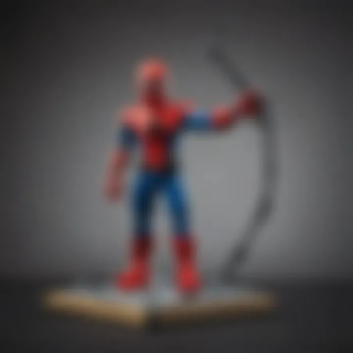 Collectible Spider-Man LEGO Minifigure Showcase