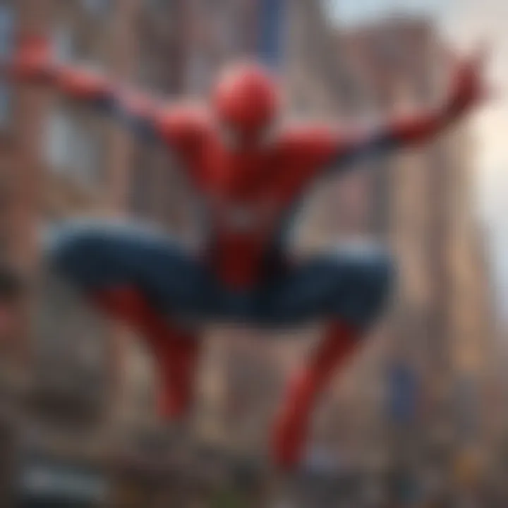 Spider-Man live action show at Universal Studios