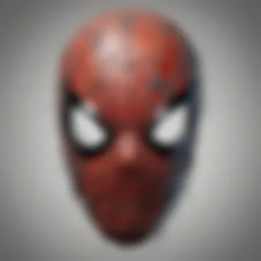Masked Marvel: The Abstract Spider-Man Mask Tattoo Abstract Spider-Man Mask Tattoo