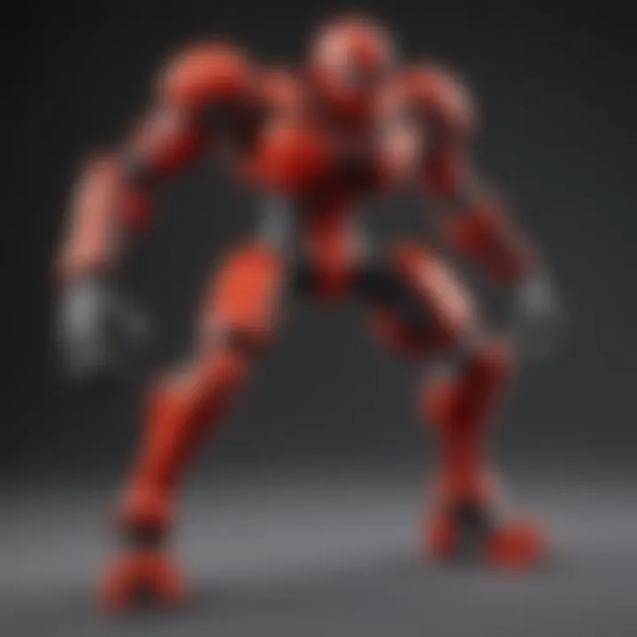 Spider-Man Mech Set Dynamic Poses