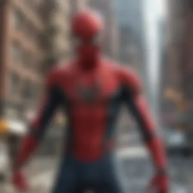 Cinematic poster of Spider-Man showcasing multiple iterations of the character.