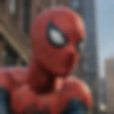 Key Characters Unveiled A dramatic still from the upcoming Spider-Man movie featuring key characters