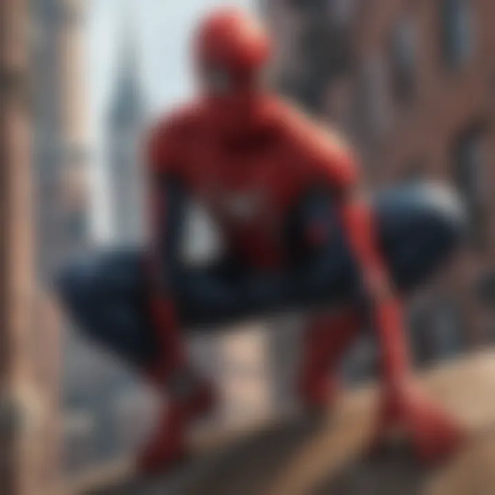 Fan art showcasing Spider-Man's impact on pop culture