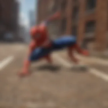 Immersive Gameplay Experience on PPSSPP Screenshot of Spider-Man gameplay on PPSSPP