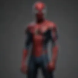 Enigmatic Spider-Man silhouette