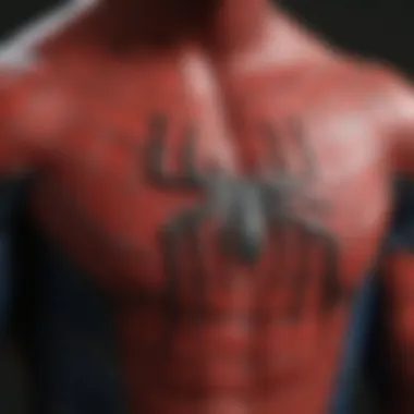 Spider-Man Suit Close-Up