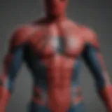 Spider-Man Suit Replica - Detailed Webbing Design