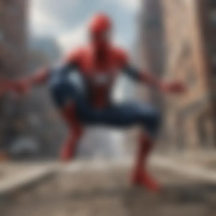 Spider-Man battling an iconic villain in VR