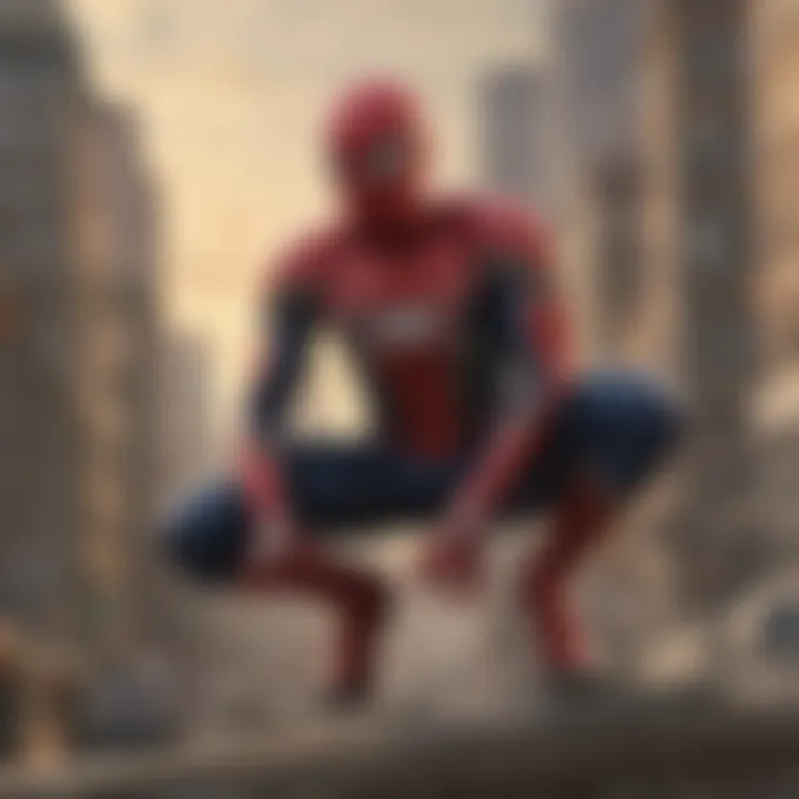 Spider-Man Watching Over the City