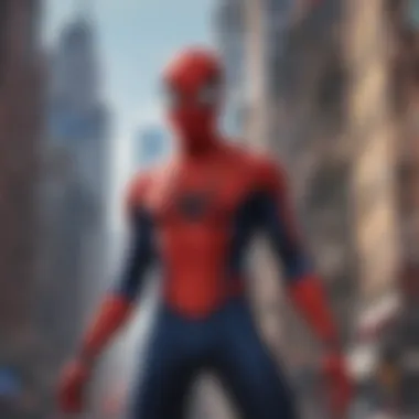 Dynamic Visuals of the Spider-Verse Vibrant animation showcasing Spider-Verse characters